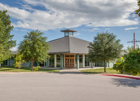 front of church