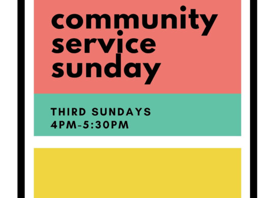 community service sunday